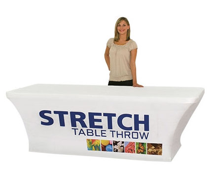 Orbus Dye Sub Printed stretch table cover