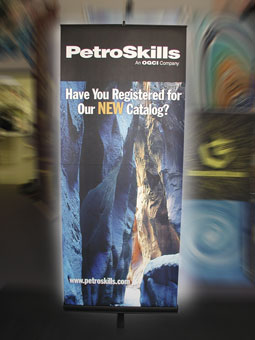 Petroskills Rollscreen 1 Bannerstand