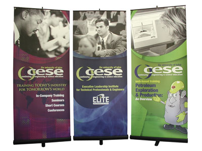 TU CESE Rollscreen 1 Bannerstand