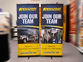 Wingfoot bannerstands