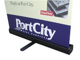 rollscreen 1 banner stand base front
