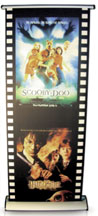 revue scrolling banner stand