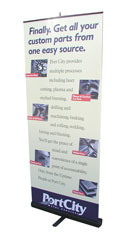 rollscreen banner stand