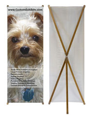 Zen Bamboo Banner Stand