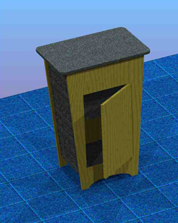 exhibit display counters