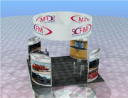 SCFM Custom Trade Show Display