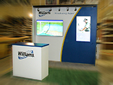 Williams custom trade show display