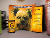 Custom Exhibits EZ tube display
