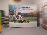 Power Play 10' Flat EZtube Display Backwall