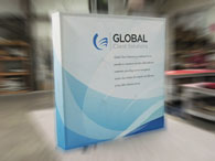 Global Fabric Pop Up display