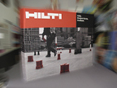 hilti Fabric pop up display