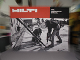 hilti Fabric pop up display