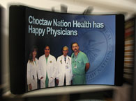 choctaw health table top pop up