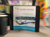 Conners & winters tabletop popup display