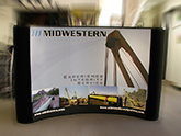 Midwestern tabletop popup display