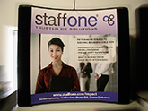 staffone tabletop popup dipslay