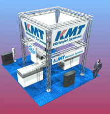 Trilite trade show truss