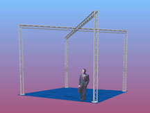 Trilite trade show truss