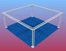 Trilite trade show truss