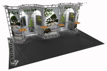 Orbital trade show truss