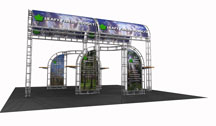 Orbital trade show truss