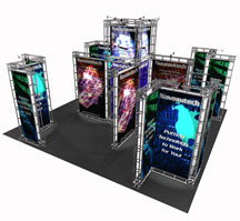 Orbital trade show truss