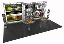 Orbital trade show truss