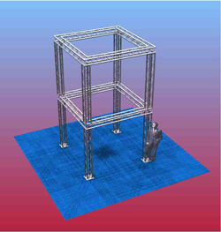 Trilite trade show truss