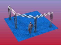 Trilite trade show truss