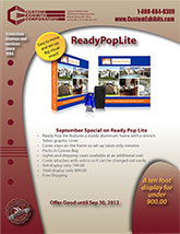 Ready Pop popup display special